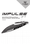 ProBoat Impulse 31 PRB4250B Instruction manual