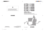 Casio CTK-1150 User`s guide