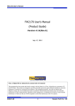 Seyeon Technology FlexWATCH 1110L User`s manual