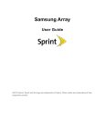 Samsung SPH-M390ZSAVMU User guide