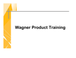 WAGNER W180P Owner`s manual