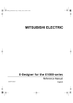 Mitsubishi Electric Mac E1070 User`s guide