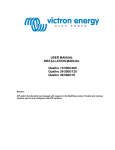 Victron energy Quattro 12/5000/200 User manual