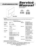 Mitsubishi WS-73909 Service manual