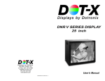 Dot-x DNR V SERIES User`s manual