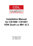 Connect Systems CS1001 Installation manual