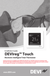 DEVI DEVIreg Touch Installation guide