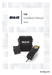 B&G V90 Installation manual