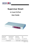 Minicom Advanced Systems Smart 4 User guide