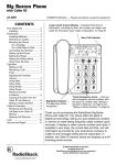 Radio Shack ET-1118 Owner`s manual