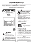 Quadra-Fire 5100I-GD-B Installation manual
