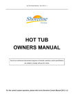 Shoreline Hot Tub Specifications