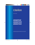 Clarion OHM1575VD Owner`s manual