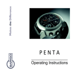 barigo PENTA Operating instructions