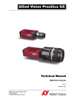 Allied Vision Technologies GX1050 Instruction manual