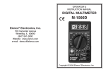 Elenco Electronics M-1000B Instruction manual