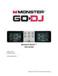 Monster Go-DJ User guide