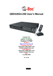 Q-See QSD32824-250 User`s manual