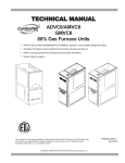 Amana ADVC8 Service manual