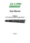 Alloy MS888G2 User manual