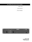 Bose 2150 Specifications