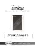 Vinotemp VT-12TEDi Operating instructions