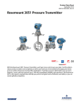 Emerson 3051S Product data