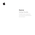 Apple Xserve RAID User's guide Setup guide