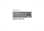 Blaupunkt HEILBRONN RCC 24 Operating instructions