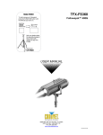 Chauvet TFX-FS360 User manual