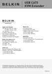 Belkin CAT5 User manual