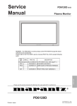 Marantz PD6120D Service manual