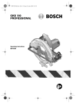 Bosch GKS 190 Operating instructions