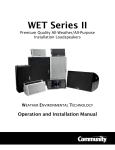 Community R2-SERIES Installation manual