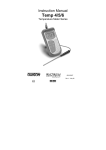 EUTECH INSTRUMENTS ECOSCAN TEMP 456 TEMPERATURE METER Instruction manual