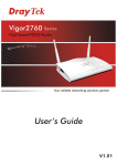 Draytek Vigor 130 User`s guide