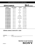 Daewoo SV-871 Service manual