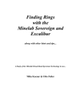 Minelab The Sovereign Owner`s manual