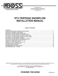 Boss BV9997BI Installation manual