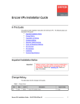 Barco Encore VPx Specifications