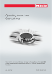 Miele KM 370-1 G Operating instructions