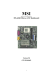 MSI MS-6368 Instruction manual