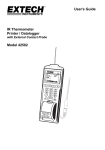 Extech Instruments 42580 User`s guide