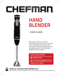 Chefman RJ19 Series User guide