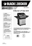 Black & Decker JXG4604A Owner`s manual