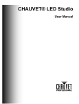 Chauvet MVP series User manual
