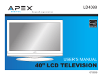 Apex Digital CoIor TV User`s manual