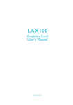 DFI LAX100 User`s manual