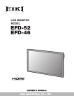 Eiki EFD-56 Owner`s manual