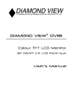 Mitsubishi Electric DIAMOND VIEW DV181 User`s manual